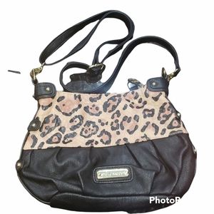 Steve Madden Leopard Purse Shoulder Bag